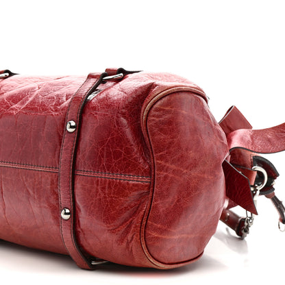 Miu Miu Vitello Lux Medium Bow Bag Amarena 11 of 14