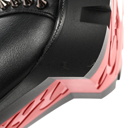 Christian Louboutin Nappa Out Line Spike Lug 100 Boots 37 Black 12 of 12