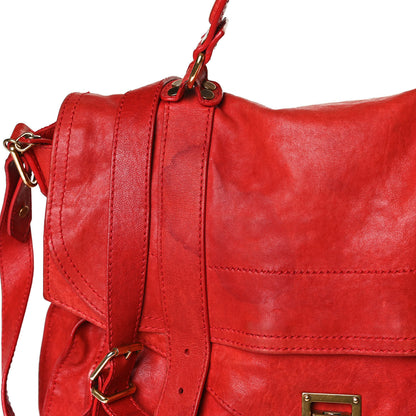 Proenza Schouler Lambskin PS1 Extra Large Satchel Lipstick Red 12 of 41