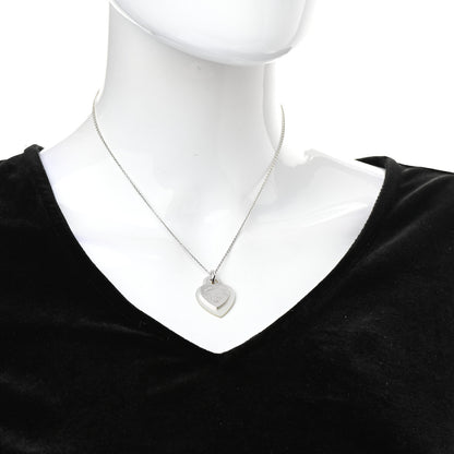 Tiffany Sterling Silver Mother of Pearl Return to Tiffany Pendant Necklace 2 of 7