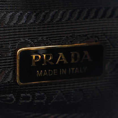 Prada Re-Nylon Saffiano Mini Re-Edition 1978 Bucket Bag Black 6 of 11