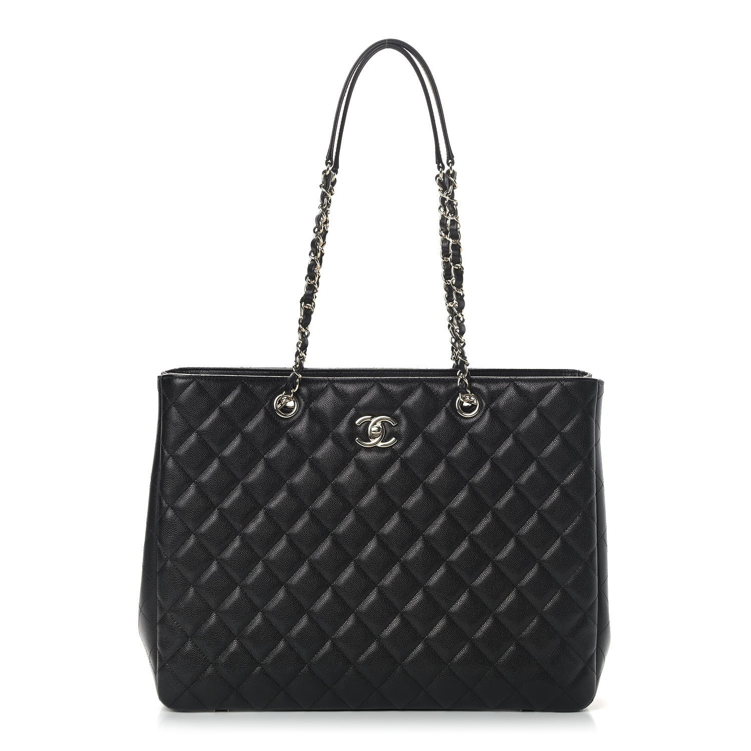 Chanel Caviar Quilted Large Shopping Tote Black 1 of 9