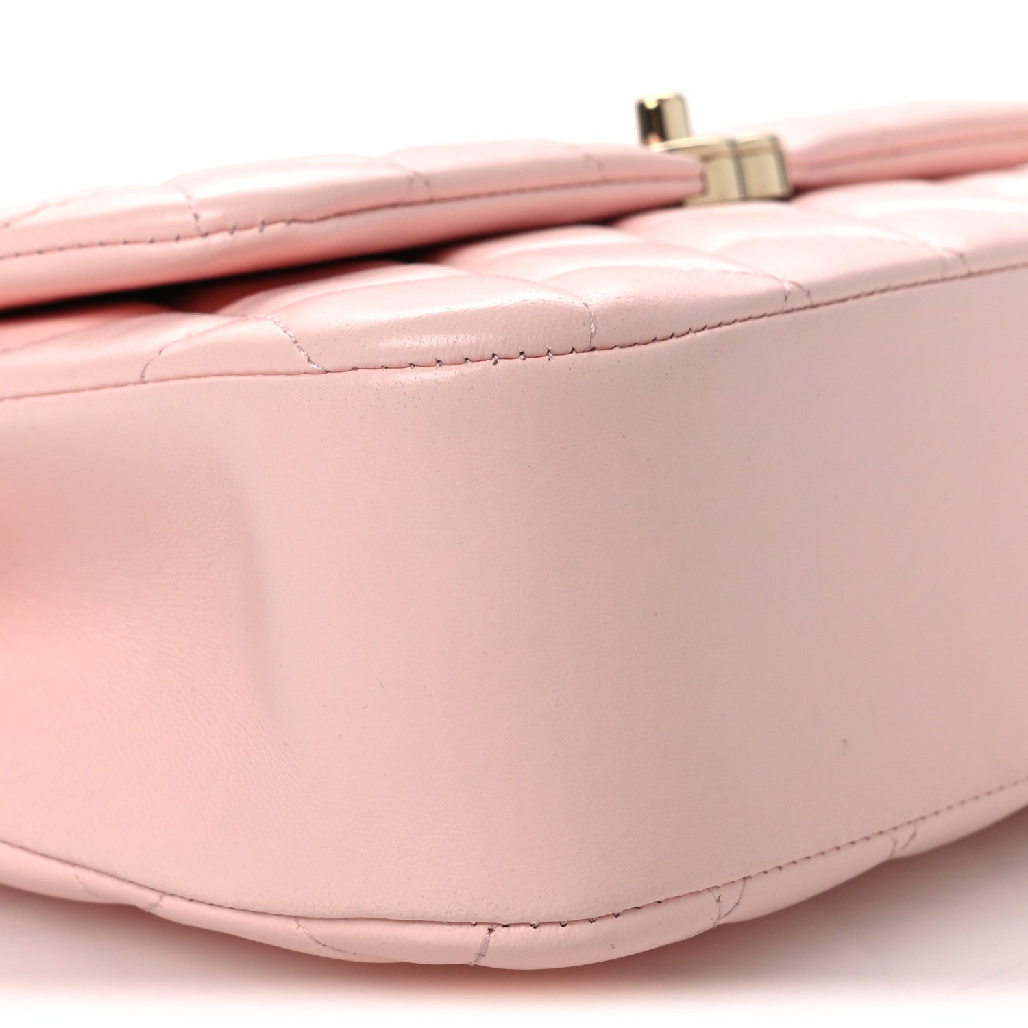 Chanel Lambskin Quilted Small Rectangular Flap Light Pink 9 of 12