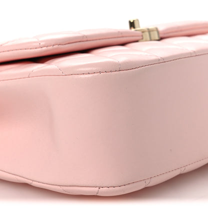 Chanel Lambskin Quilted Small Rectangular Flap Light Pink 9 of 12