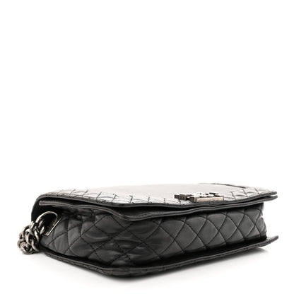 Chanel Calfskin New Medium Boy Reverso Flap Black 4 of 12