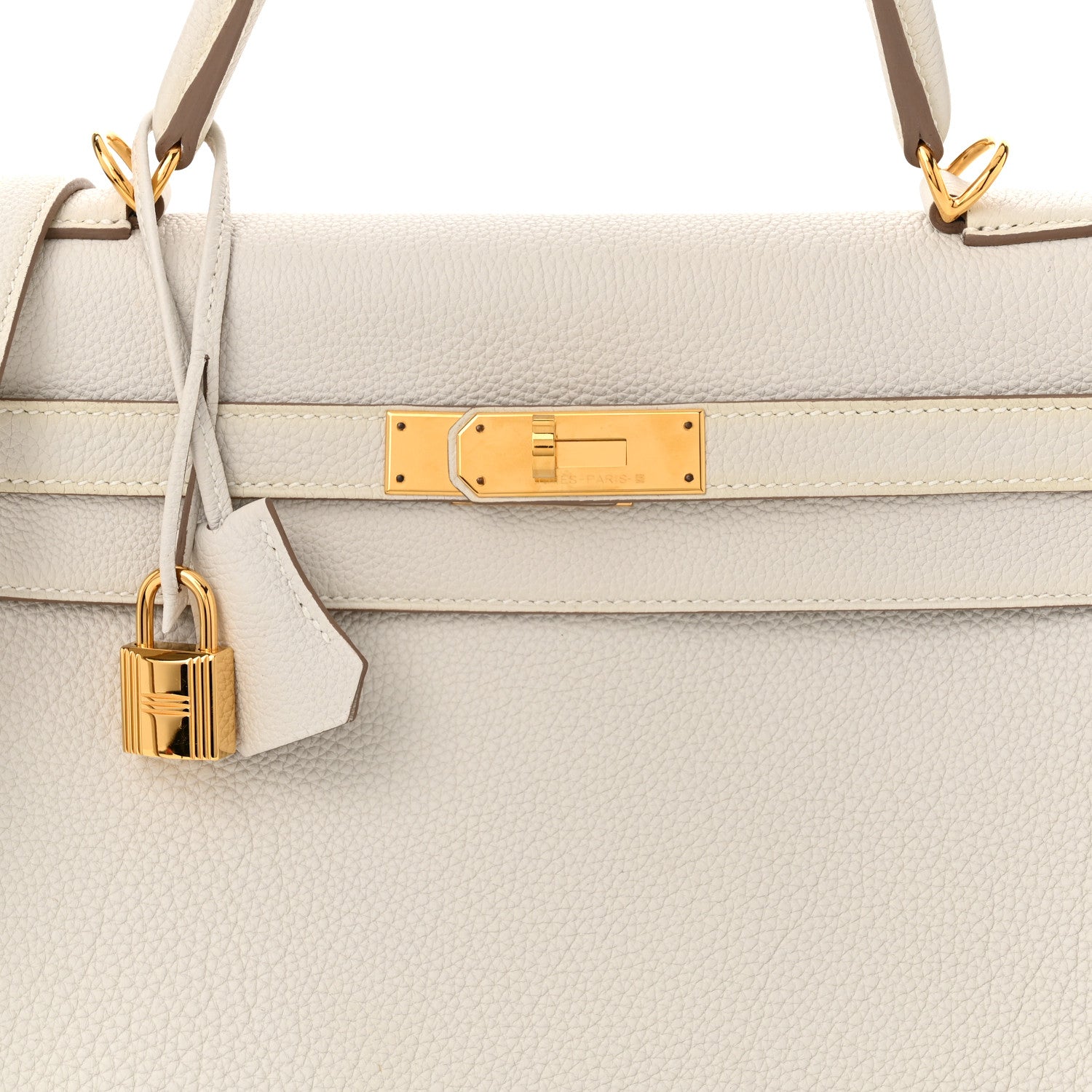 Hermes Togo Kelly Retourne 32 Gris Pale 8 of 11