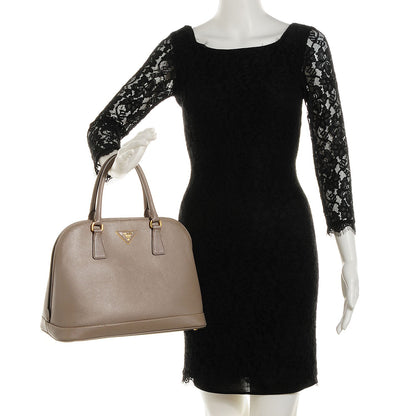 Prada Saffiano Lux Open Promenade Tote Argilla 2 of 10