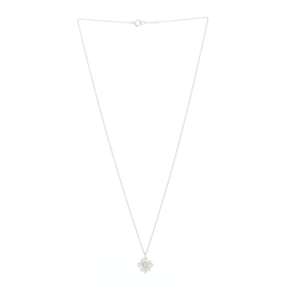 Tiffany Platinum Diamond Schlumberger Lynn Pendant Necklace 2 of 5