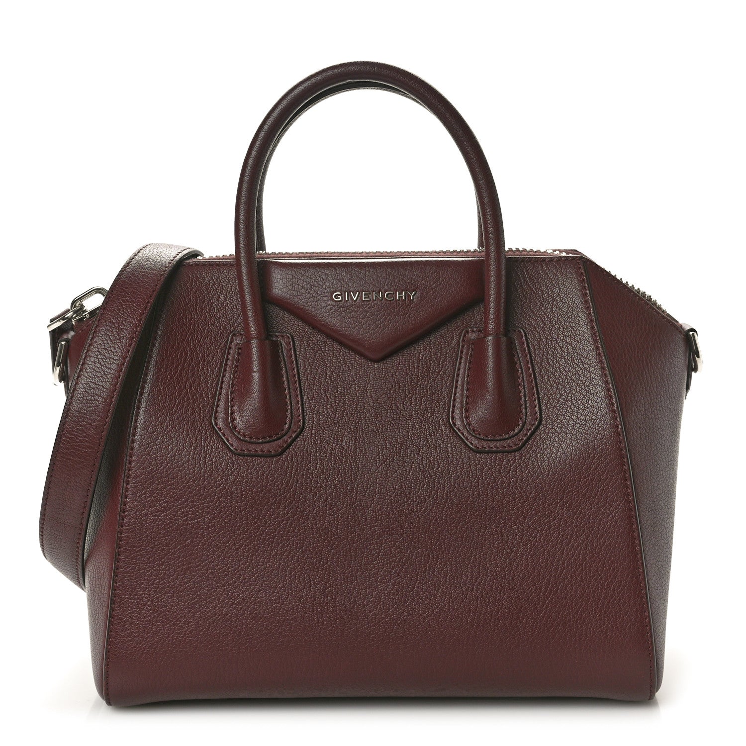 Givenchy Sugar Goatskin Small Antigona Burgundy 1 of 10