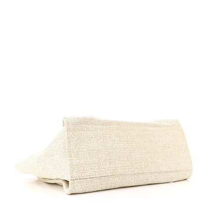 Chanel Canvas Large Deauville Tote Ivory 4 of 11
