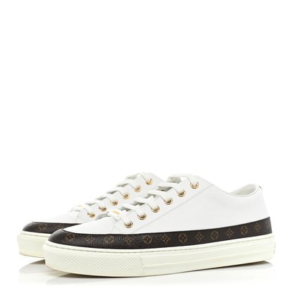 Louis Vuitton Monogram Womens Stellar Sneakers 39.5 White 3 of 10