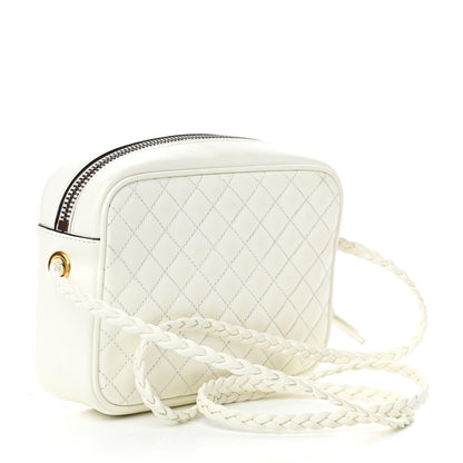 Gucci Calfskin Web Trapuntata Mini Shoulder Bag Off White 2 of 4