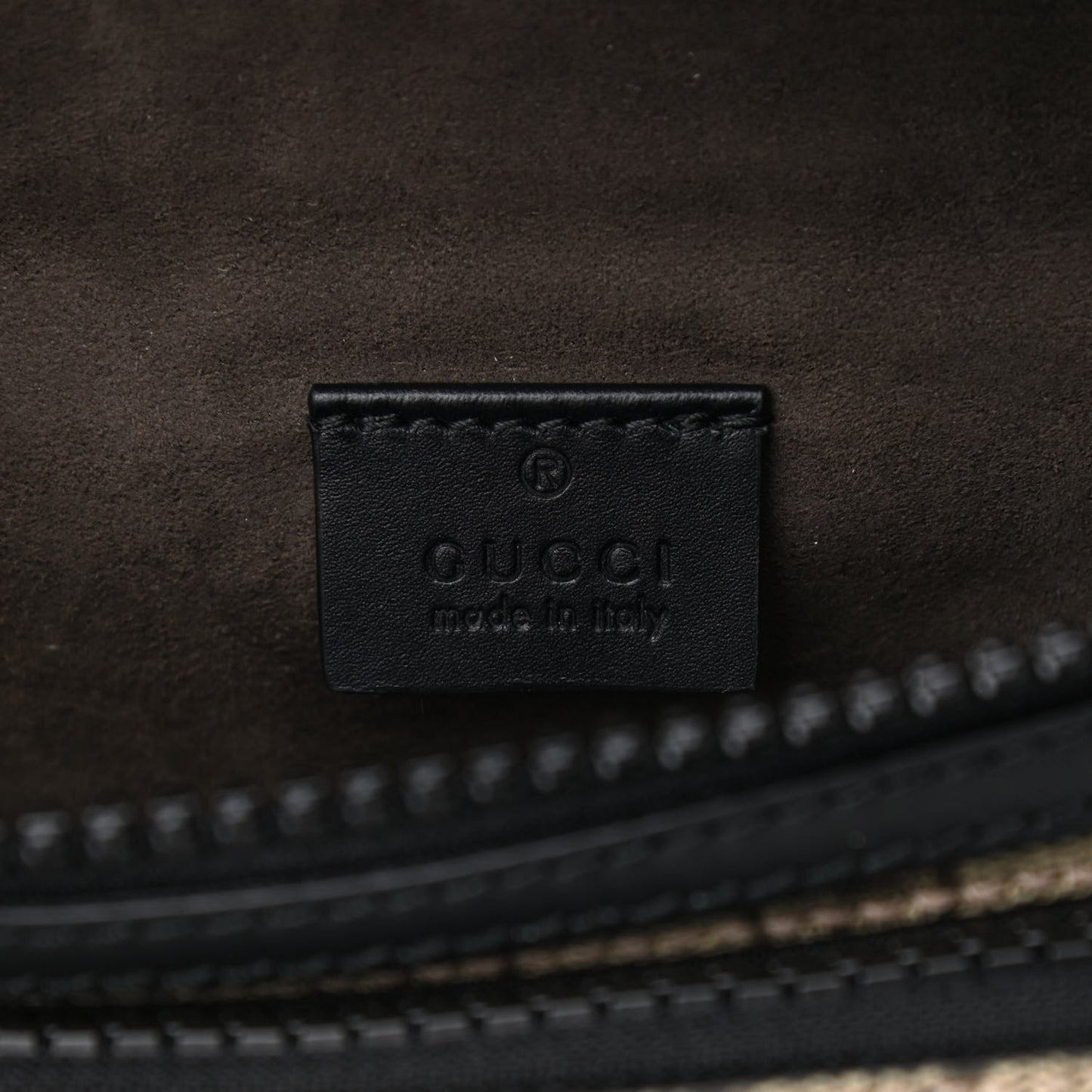 GG Supreme Monogram Belt Bag Black