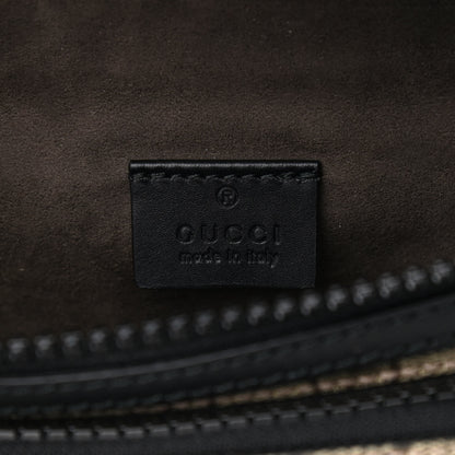 Gucci GG Supreme Monogram Belt Bag Black 6 of 9