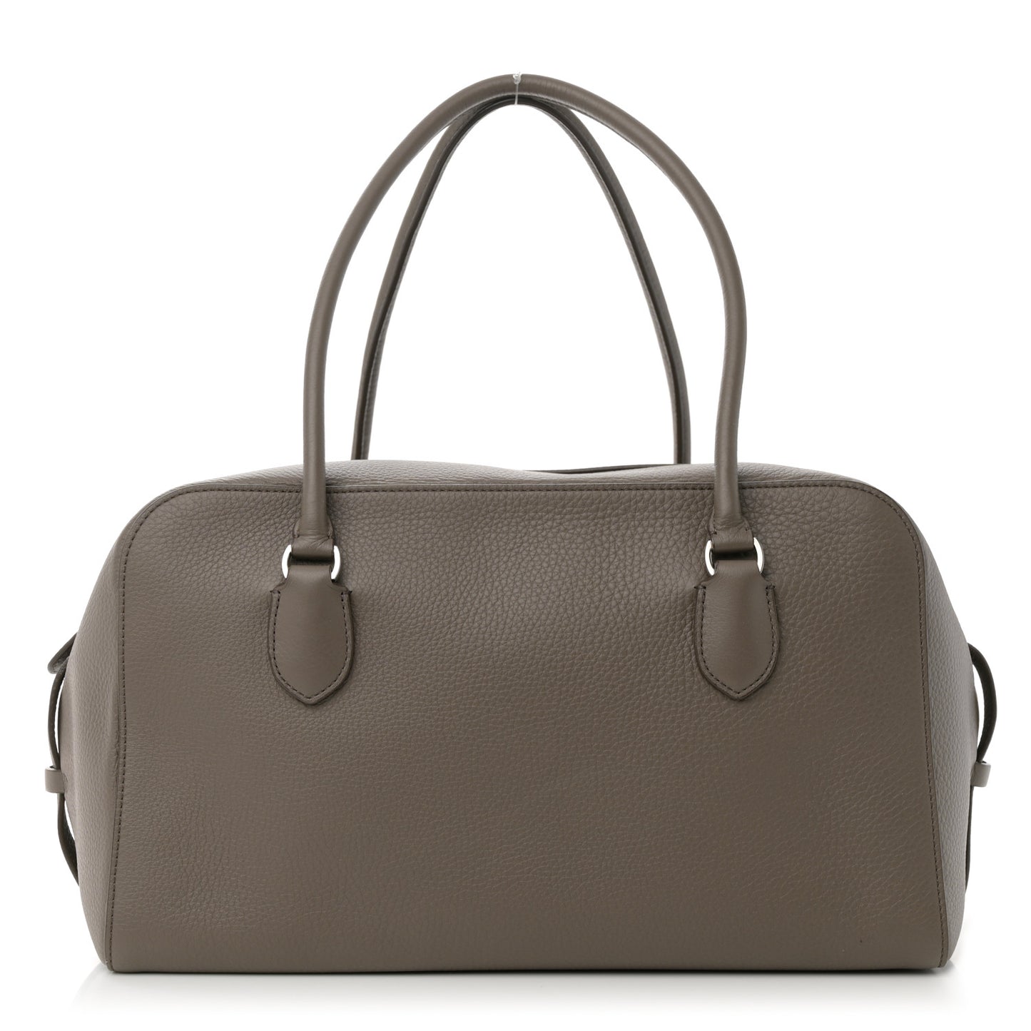 Grained Calfskin EW Bowling Bag Elephant