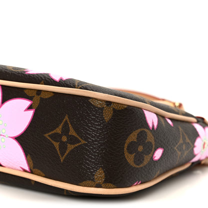 Louis Vuitton LV X TM Monogram Pochette Accessories Sakura Brown 10 of 12