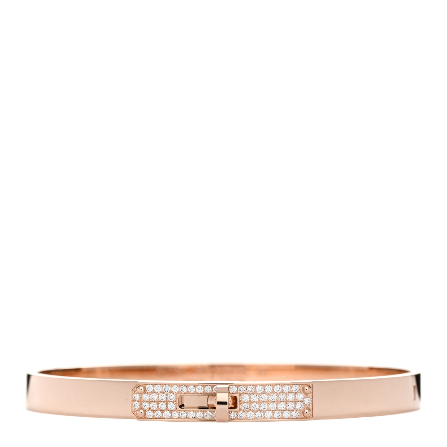 18K Rose Gold Diamond PM Kelly Pave Bracelet SH