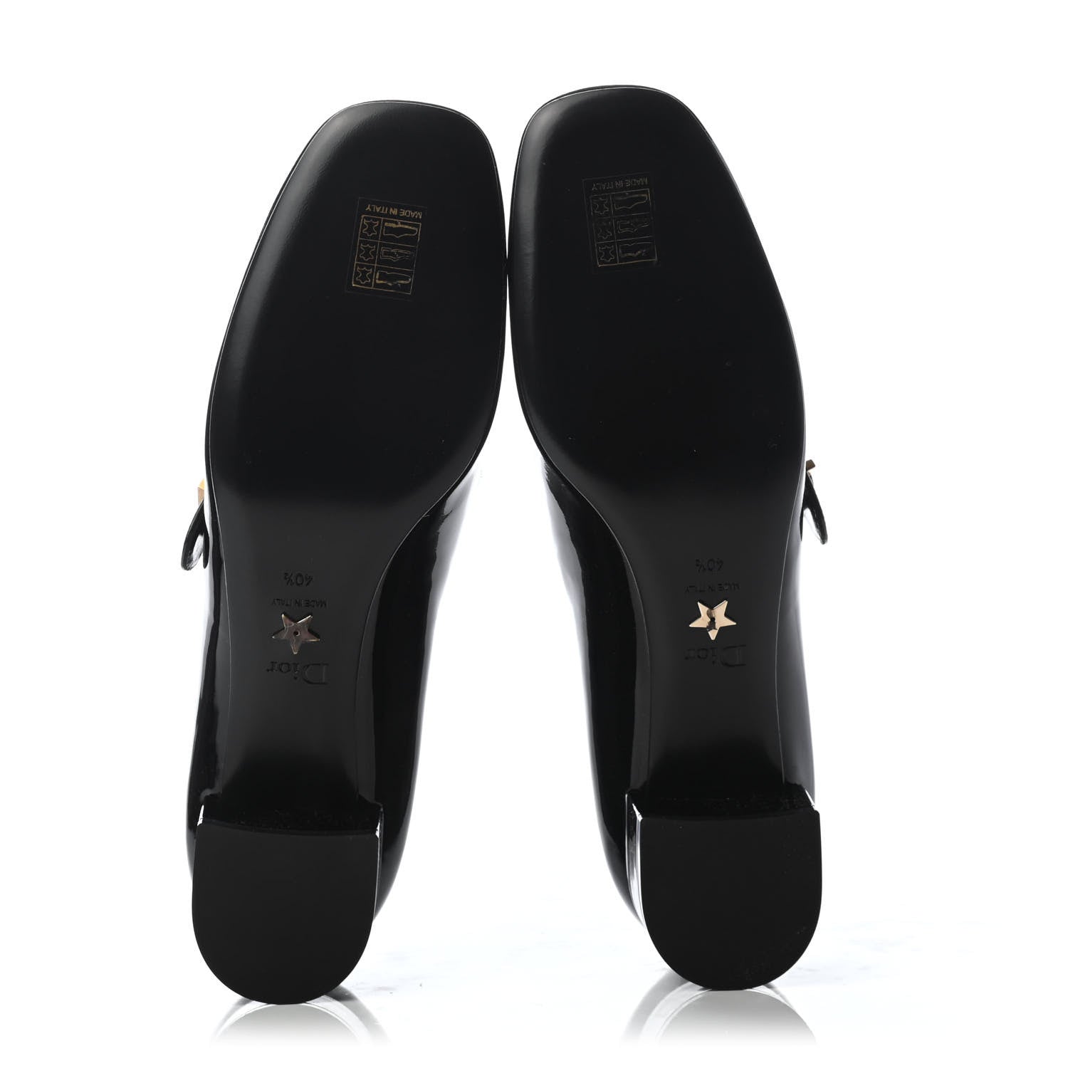 Christian Dior Patent Baby-D Ballet Pumps 40.5 Black 4 of 4