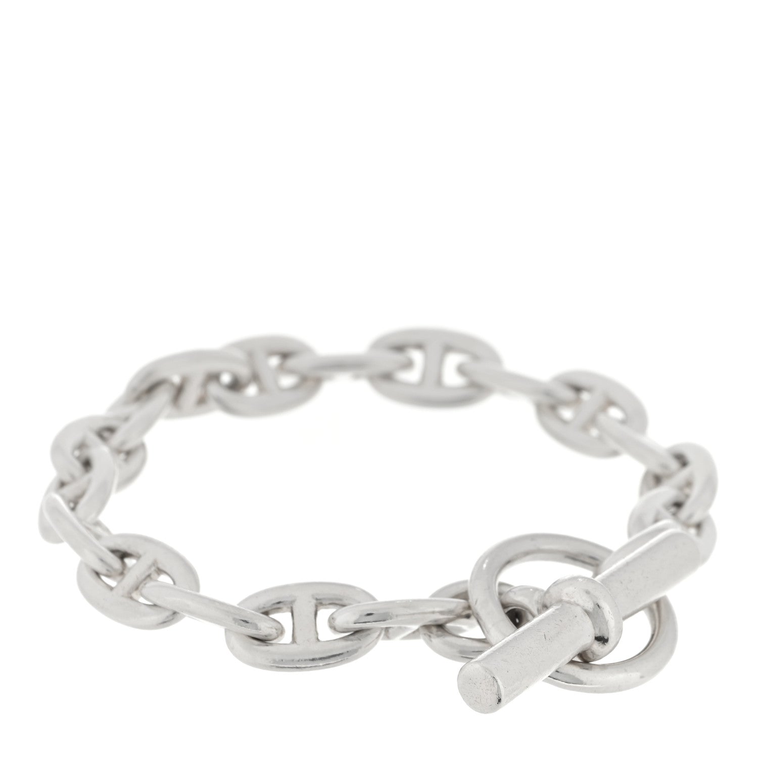 Hermes Sterling Silver PM Chaine D'Ancre Bracelet 1 of 3