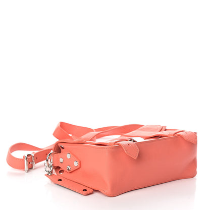 Proenza Schouler Lambskin PS1 Mini Pouch Messenger Bag Neon Coral 5 of 9