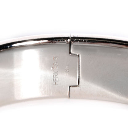 Hermes Enamel Clic Clac H Bracelet Wide GM Ardoise 3 of 5