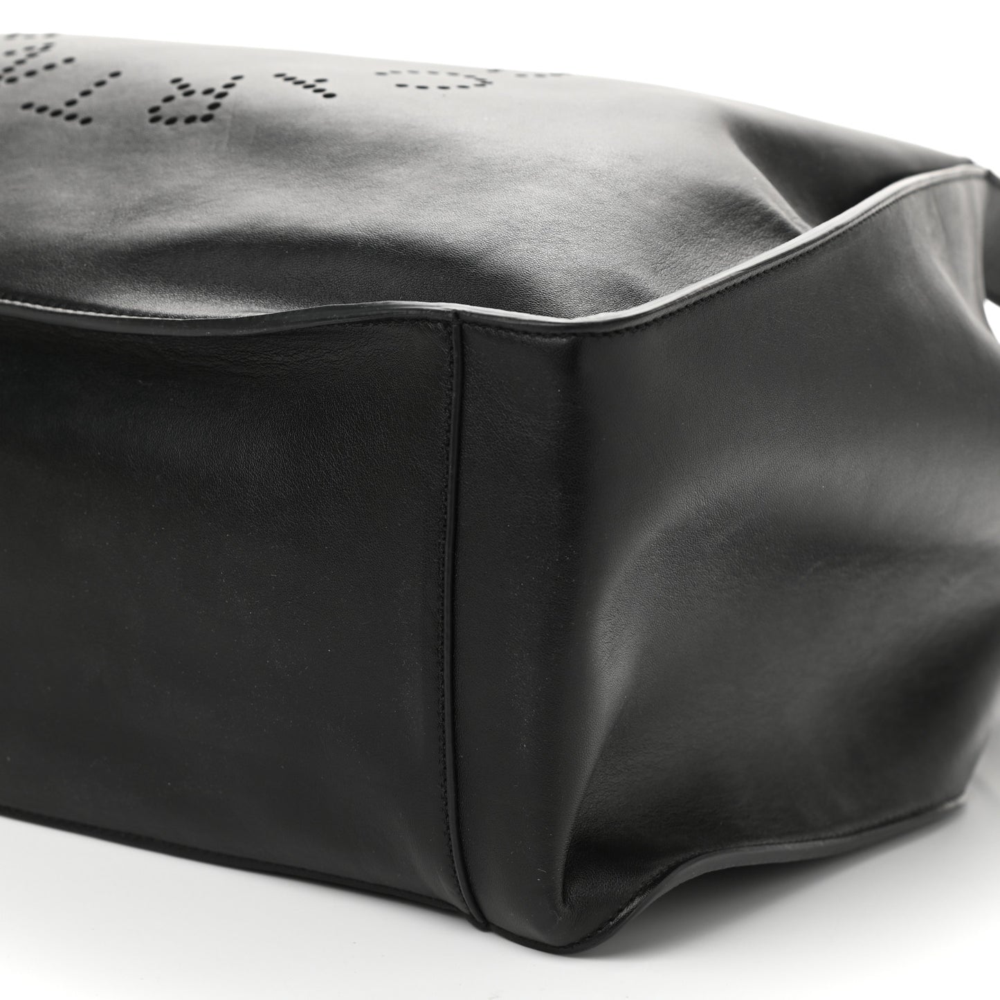Eco Alter Nappa East West Perforated Tote Black