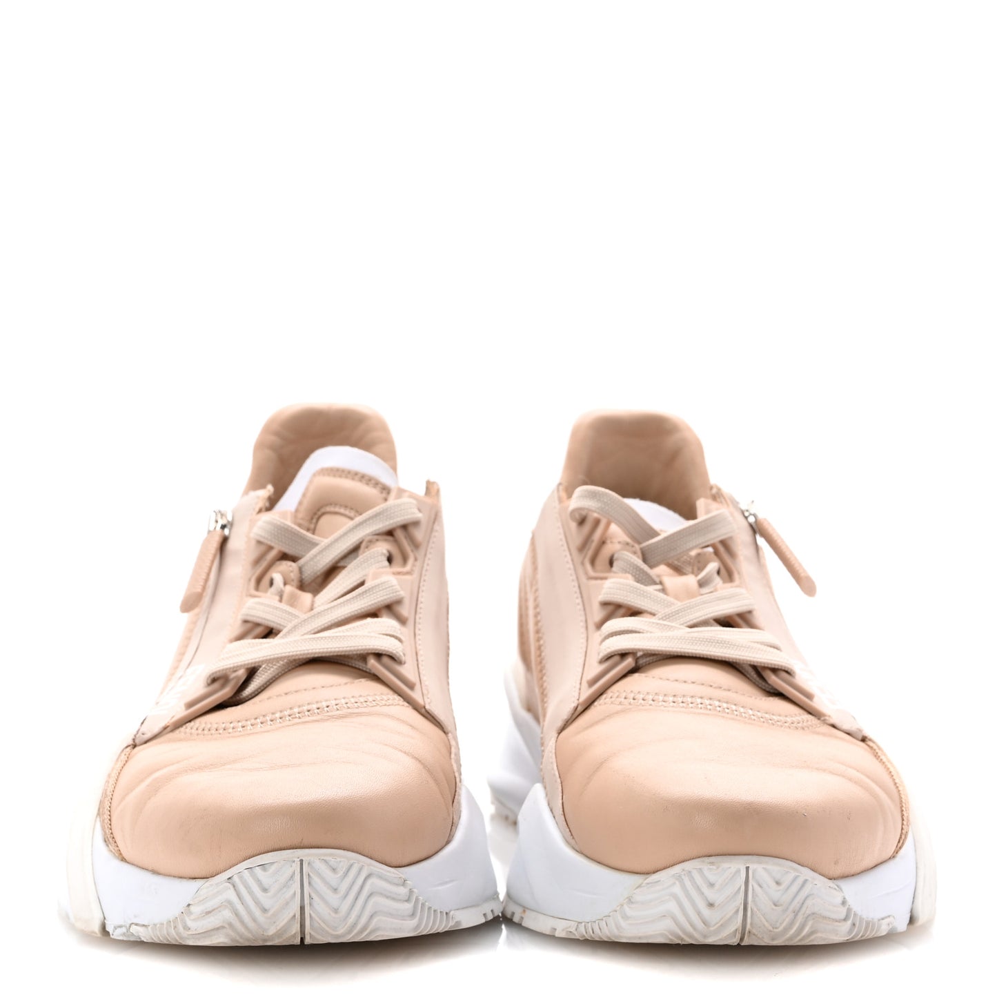 Vitello Fendi Flow Low Top Sneakers 40 Poudre