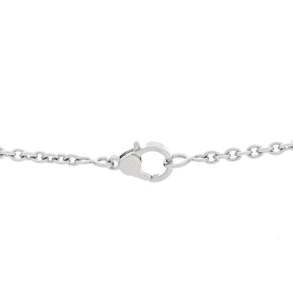 Hermes 18K White Gold Diamond Finesse Lariat Necklace 4 of 6
