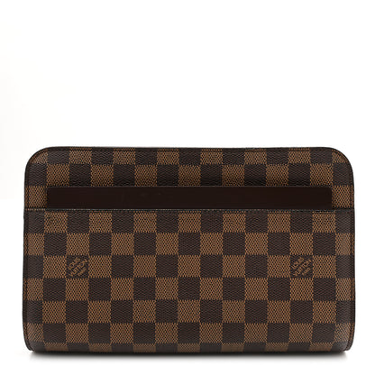Louis Vuitton Damier Ebene Pochette Saint Louis Clutch 1 of 9