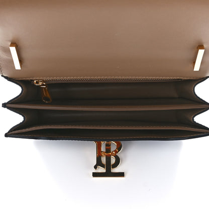 Burberry Calfskin Small TB Envelope Clutch Bag Malt Brown 5 of 11