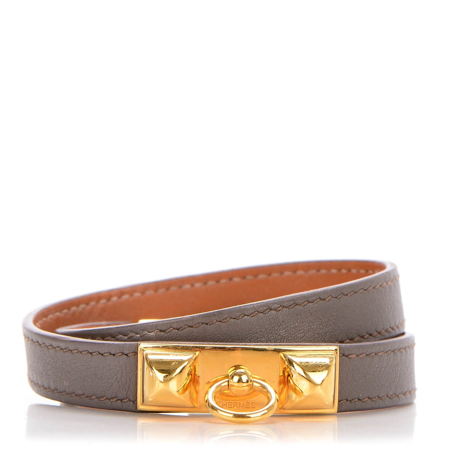 Hermes Swift Rivale Bracelet L Etain 1 of 7