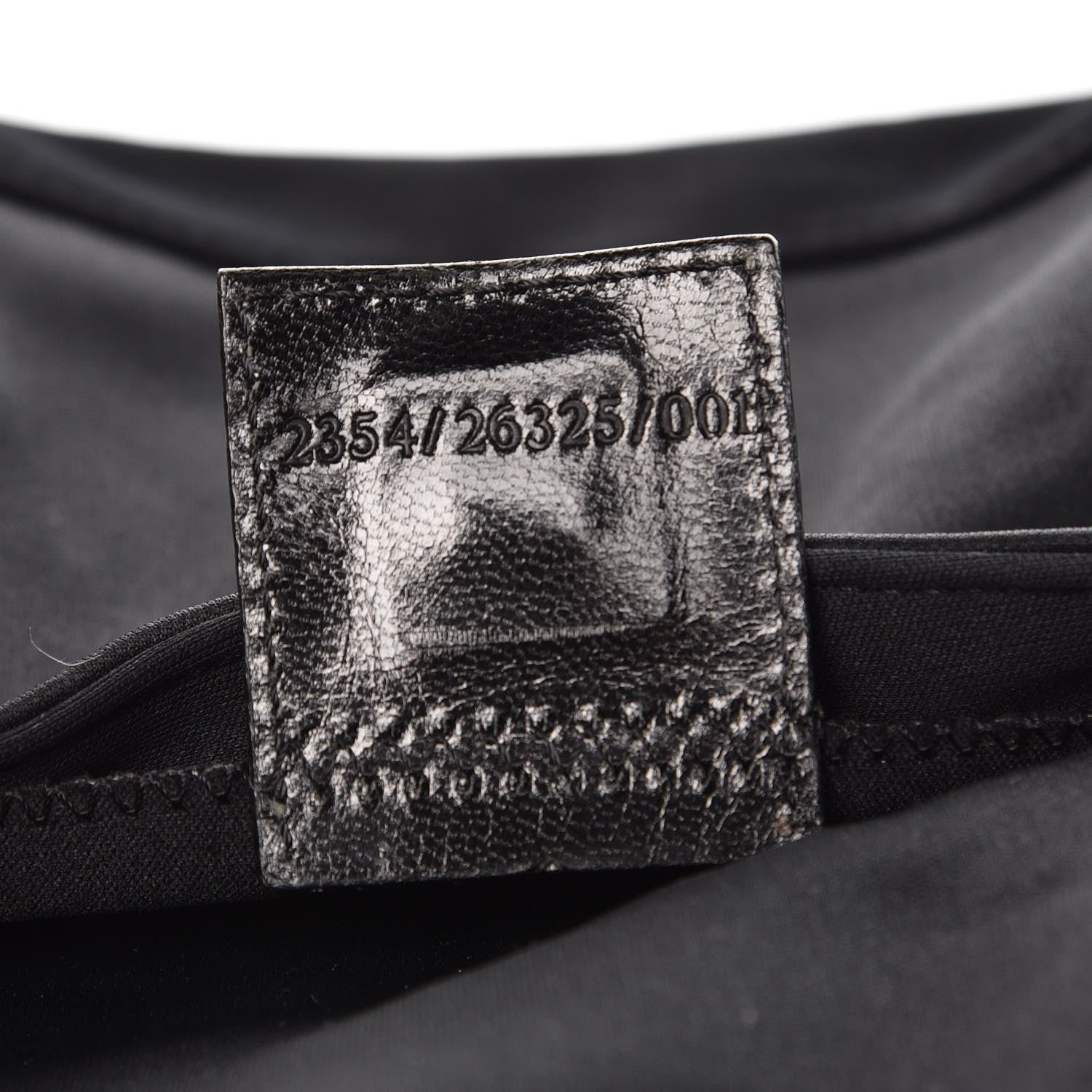 Fendi Satin Calfskin Baguette Black 7 of 9