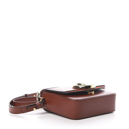 Chloe Shiny Calfskin Suede Mini C Bag Sepia Brown 4 of 10