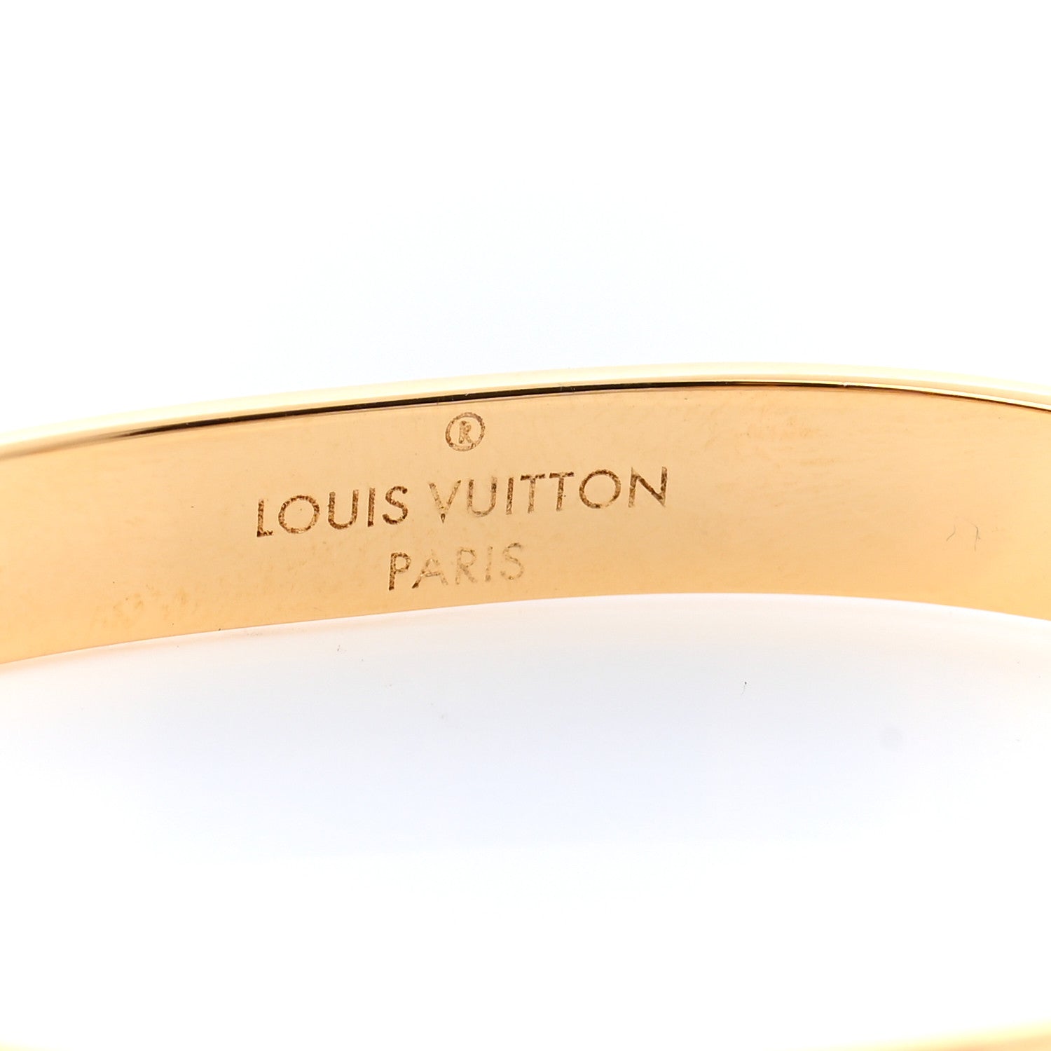 Louis Vuitton Nanogram Hoop Earrings Gold 4 of 7