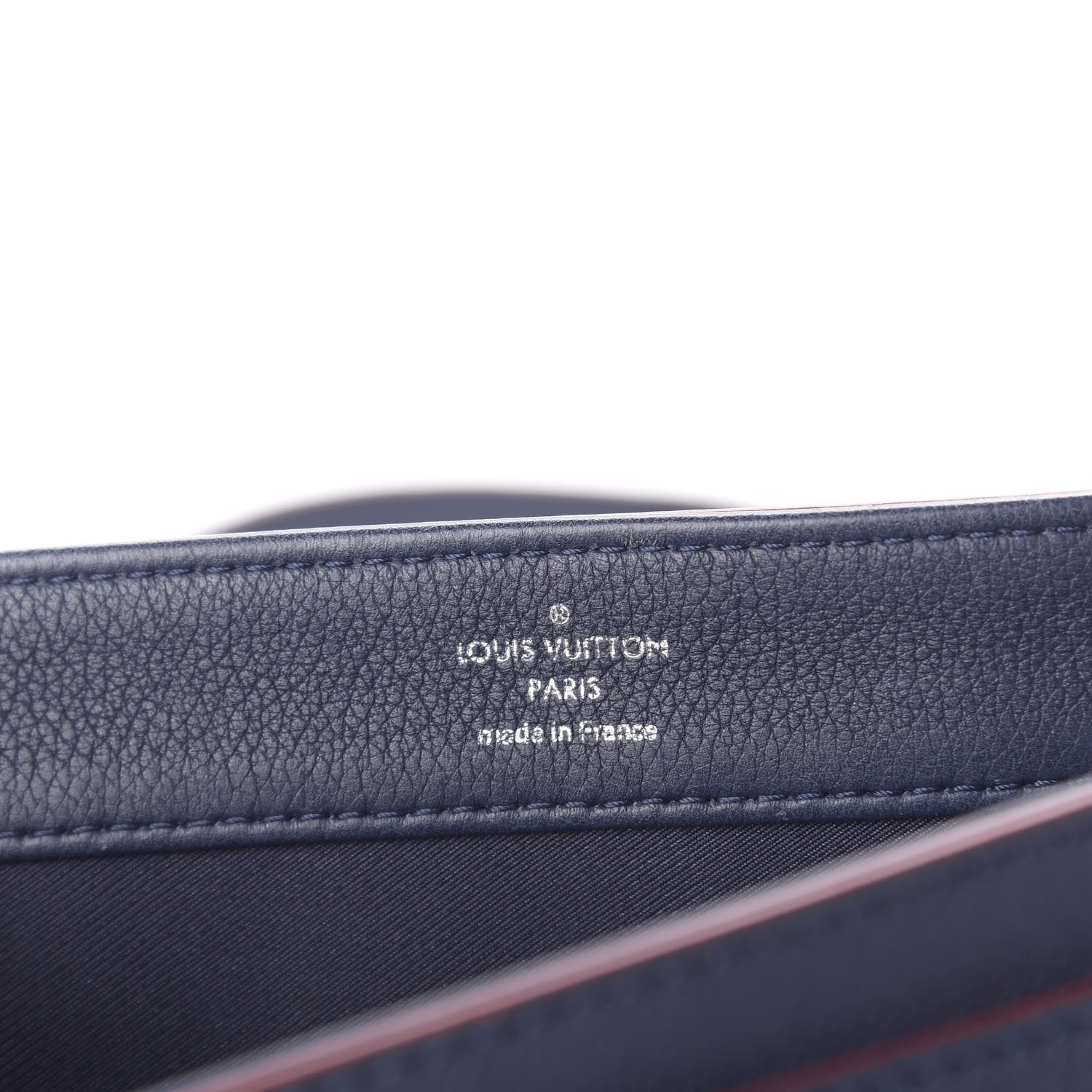 Louis Vuitton Calfskin Lockme II Chain Bag BB Marine Rouge 8 of 9