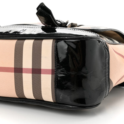 Burberry Nova Check Messenger Bag Black 10 of 17