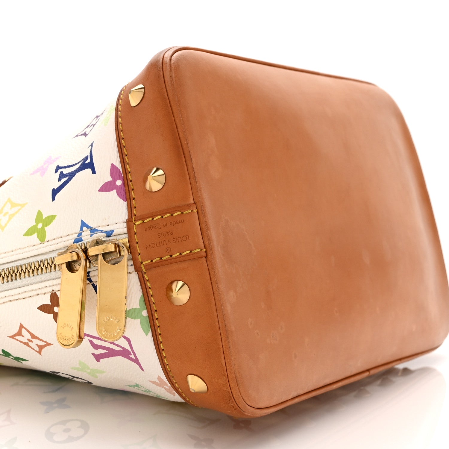 Louis Vuitton Monogram Multicolor Alma White 9 of 10