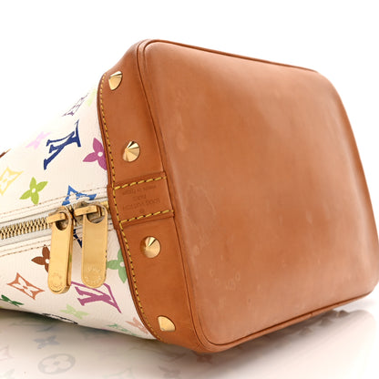 Louis Vuitton Monogram Multicolor Alma White 9 of 10