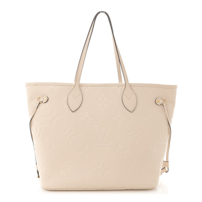 Louis Vuitton Empreinte Monogram Giant Neverfull MM Cream 1 of 9