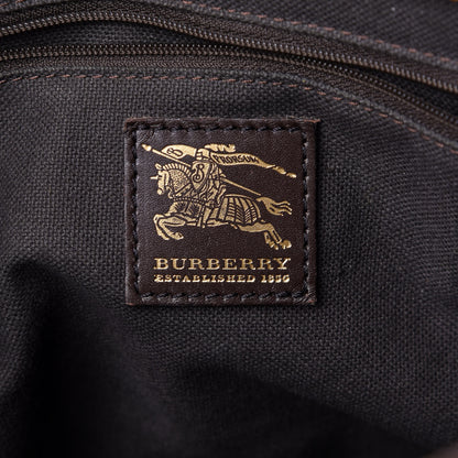 Burberry Haymarket Check Medium Regent Tote Chocolate 10 of 12