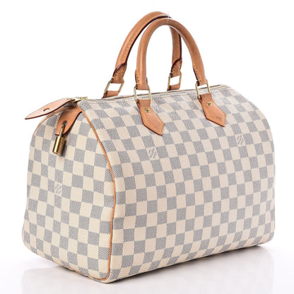 Louis Vuitton Damier Azur Speedy 30 3 of 8