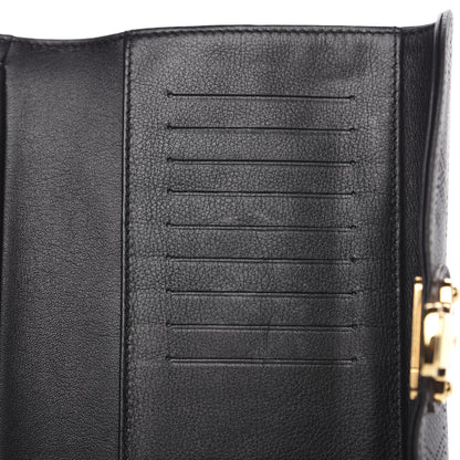 Louis Vuitton Mahina Amelia Wallet Black 6 of 9