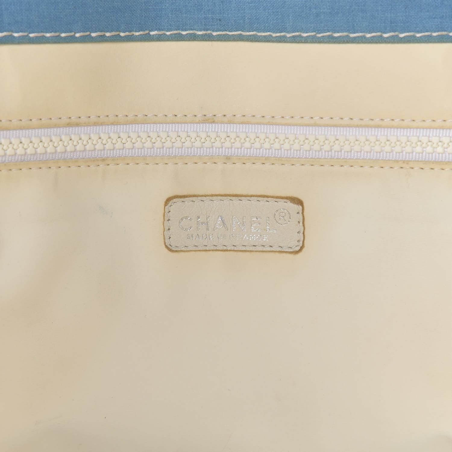 Chanel Canvas Surf Tote Red Blue 6 of 25