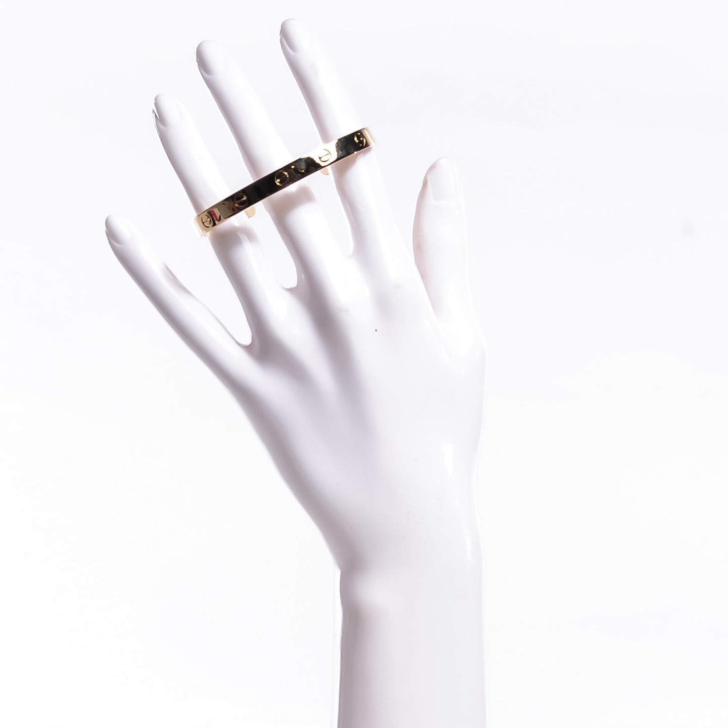 18K Pink Gold LOVE Cuff Bracelet 18