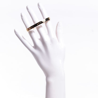Cartier 18K Pink Gold LOVE Cuff Bracelet 18 2 of 5