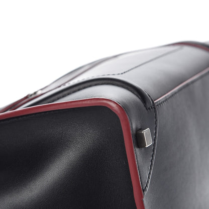Celine Smooth Calfskin Mini Luggage Black Pink Trim 9 of 14