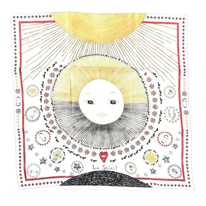 Christian Dior Silk Le Soleil Tarot Square Scarf 1 of 5