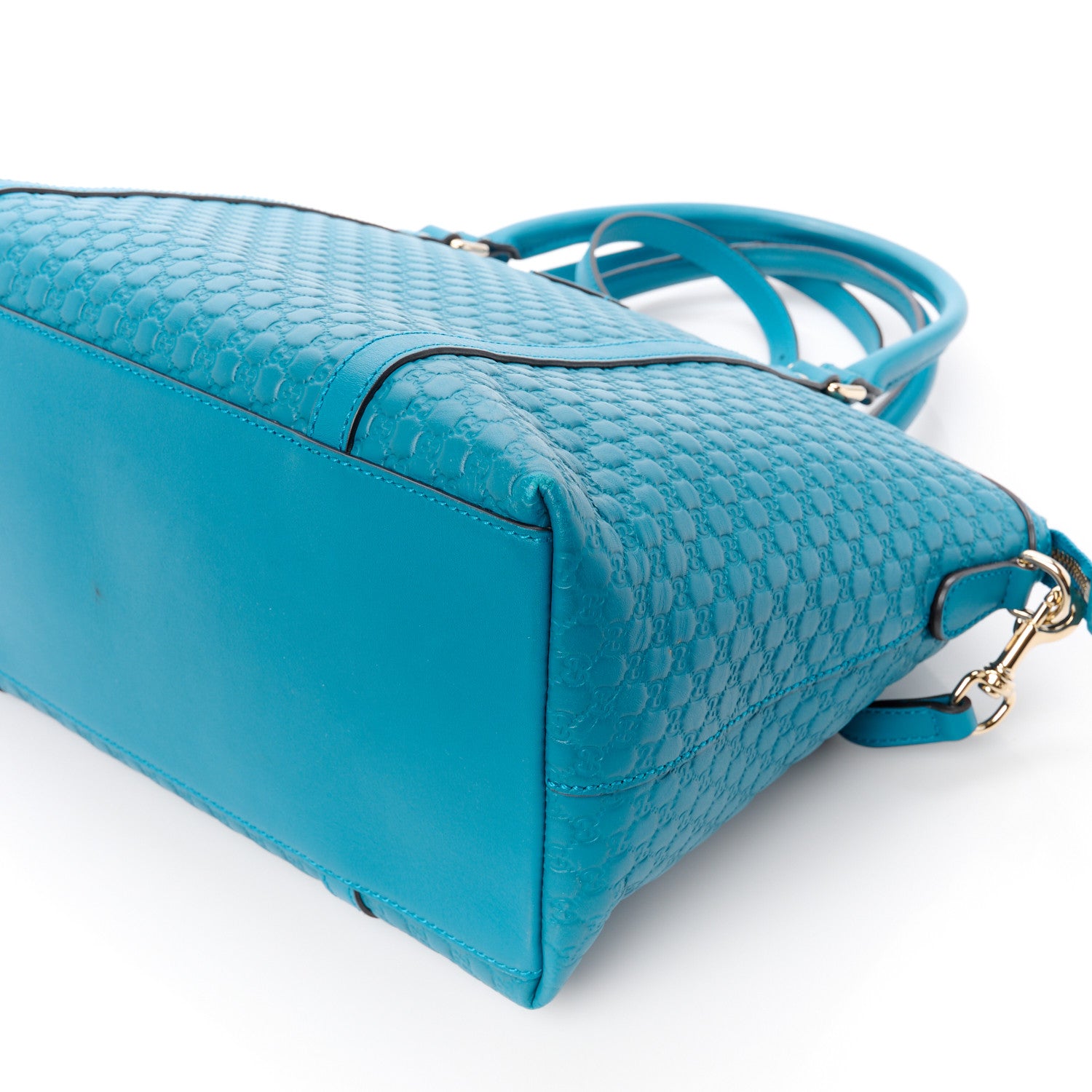 Gucci Soft Microguccissima Dome Satchel Deep Cobalt 12 of 13