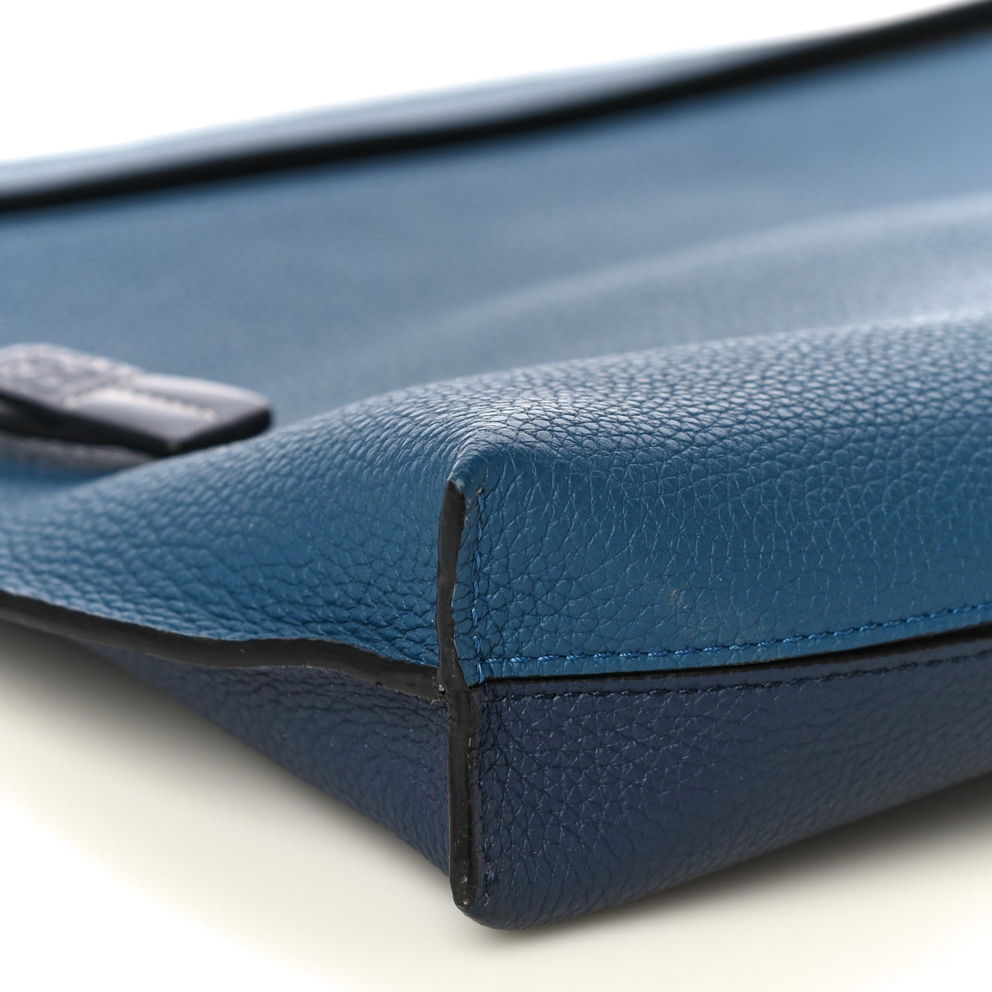 Calfskin T Pouch Blue