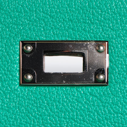 Hermes Chevre Mysore Kelly Longue Wallet Menthe 9 of 16